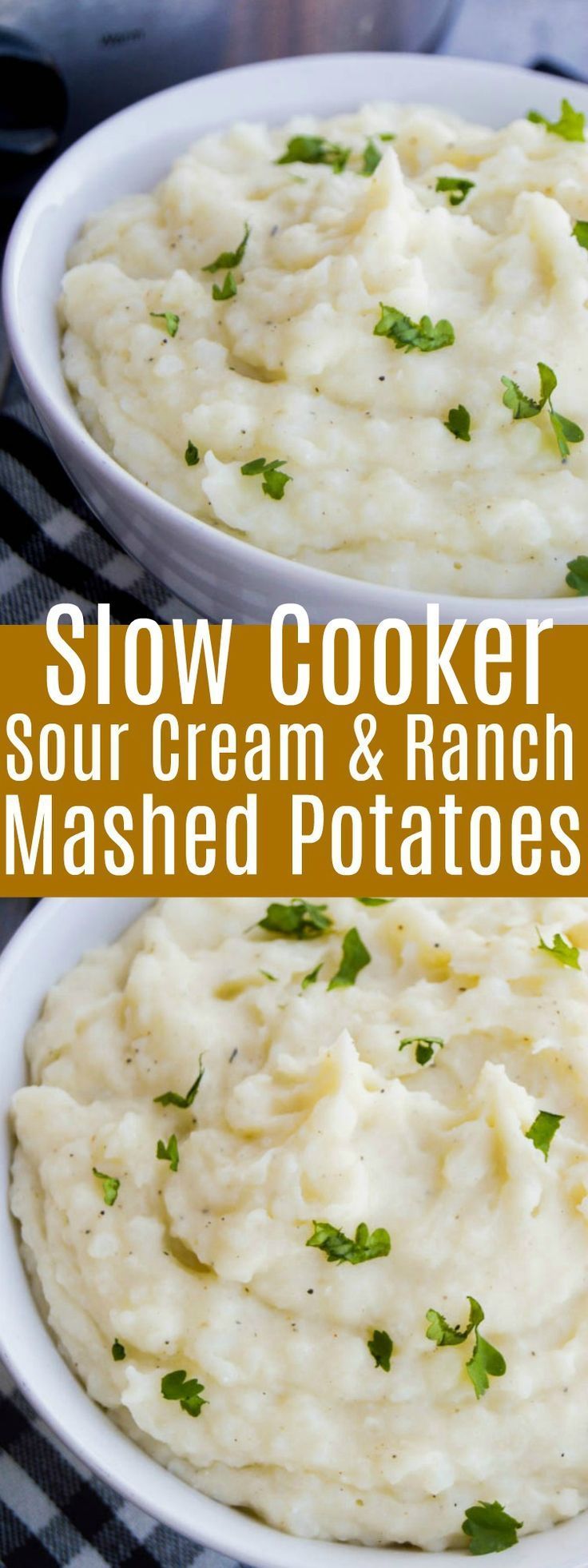 Slow Cooker Sour Cream and Ranch Mashed Potatoes. -   23 mashed pumpkin recipes
 ideas