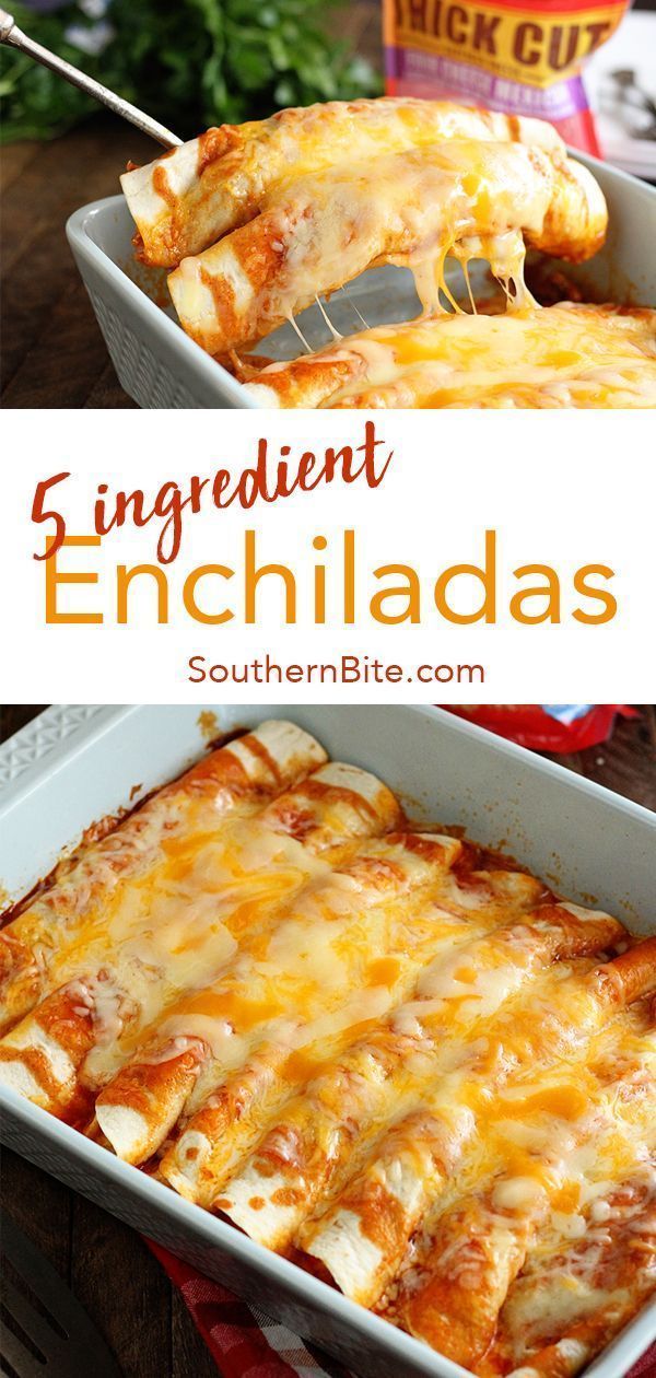 5 Ingredient Beef Enchiladas -   23 mexican recipes enchiladas ideas