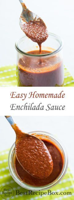 Easy Homemade Enchilada Sauce -   23 mexican recipes enchiladas
 ideas