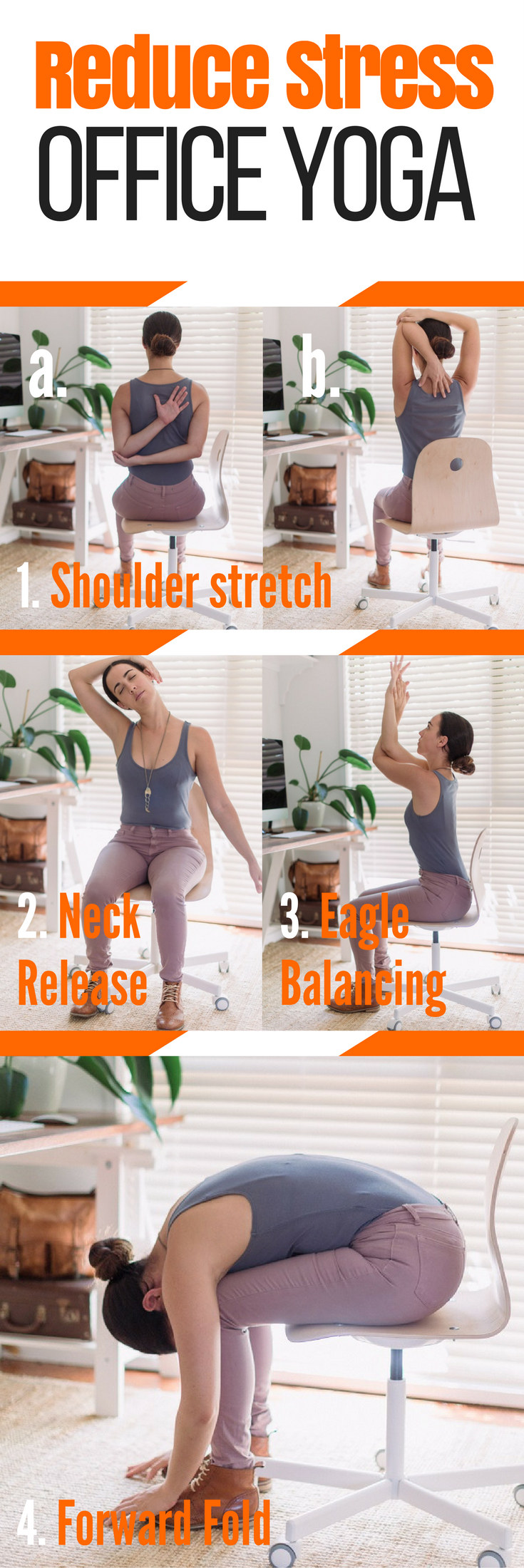 Stressed? Reduce Stress with This Yoga Sequence -   23 office fitness
 ideas