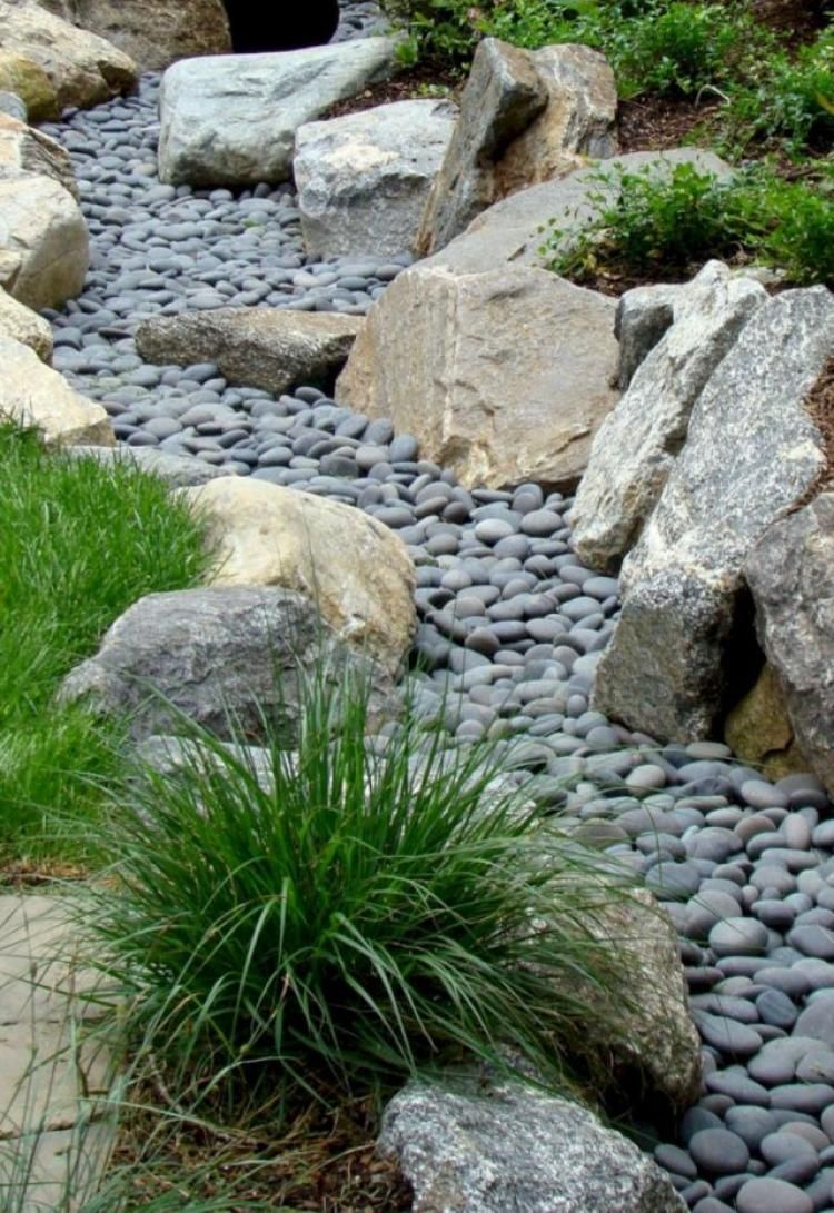 60+ Gorgeous Front Yard Rock Garden Ideas -   23 tropical rock garden
 ideas