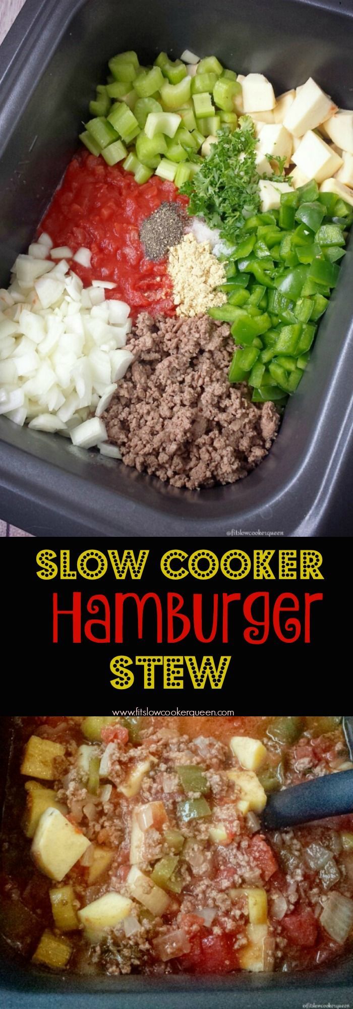 Slow Cooker Hamburger Stew (Paleo,Whole30) -   23 whole 30 crockpot
 ideas