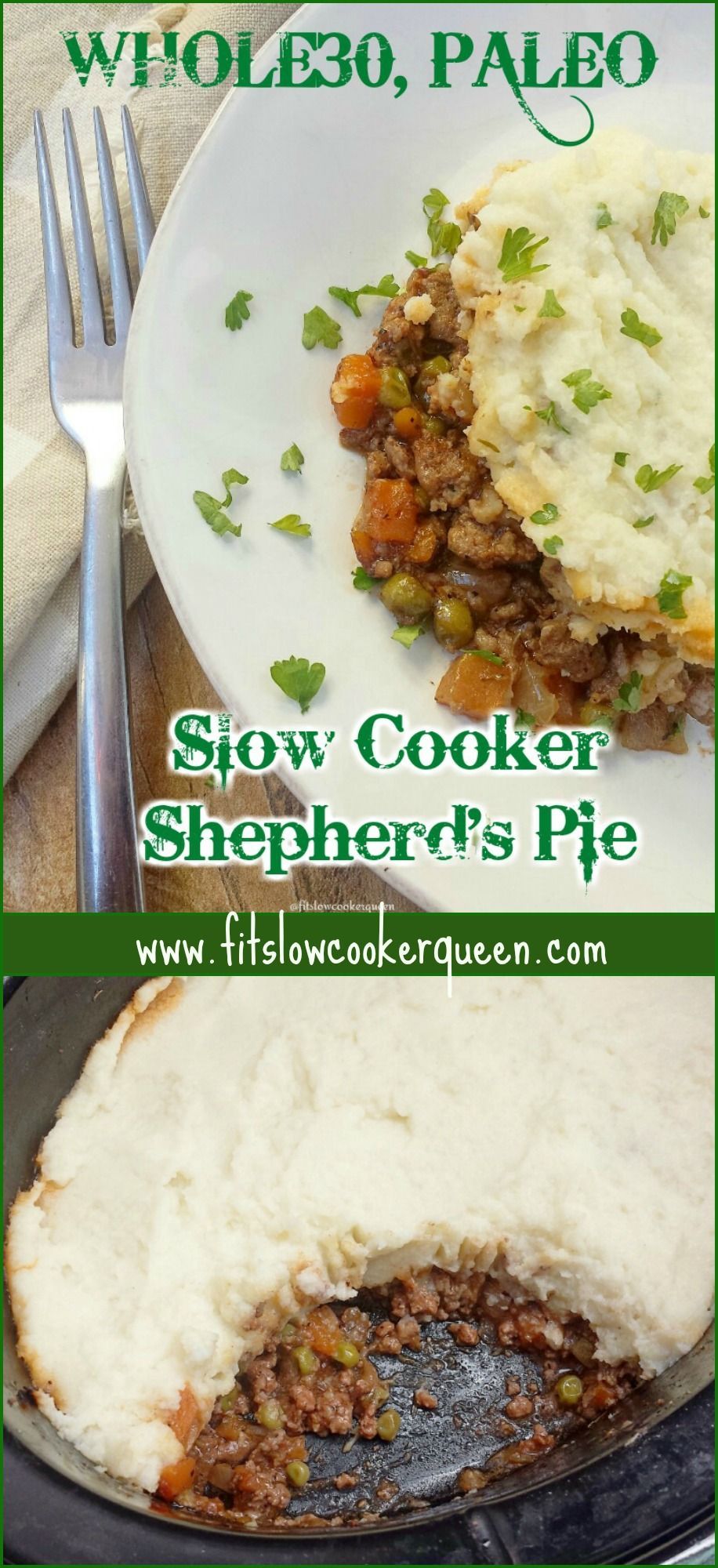 Slow Cooker Shepherd's Pie (Whole30, Paleo) -   23 whole 30 crockpot
 ideas