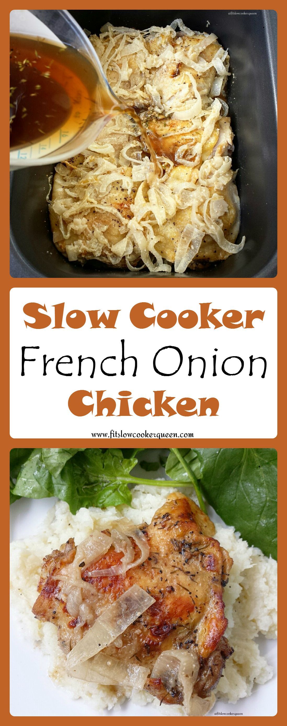 Slow Cooker French Onion Chicken (Whole30, Paleo) -   23 whole 30 crockpot
 ideas