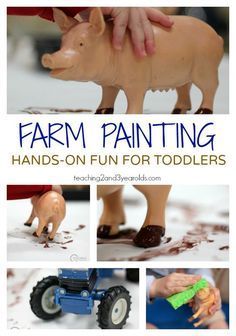 Easy and Fun Toddler Farm Art -   24 dinosaur crafts for 2 year olds
 ideas
