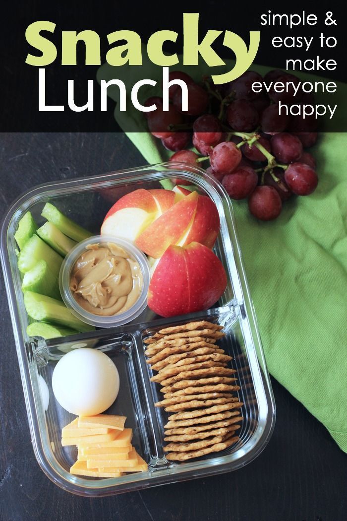The Snacky Lunch -   24 diy food lunch
 ideas
