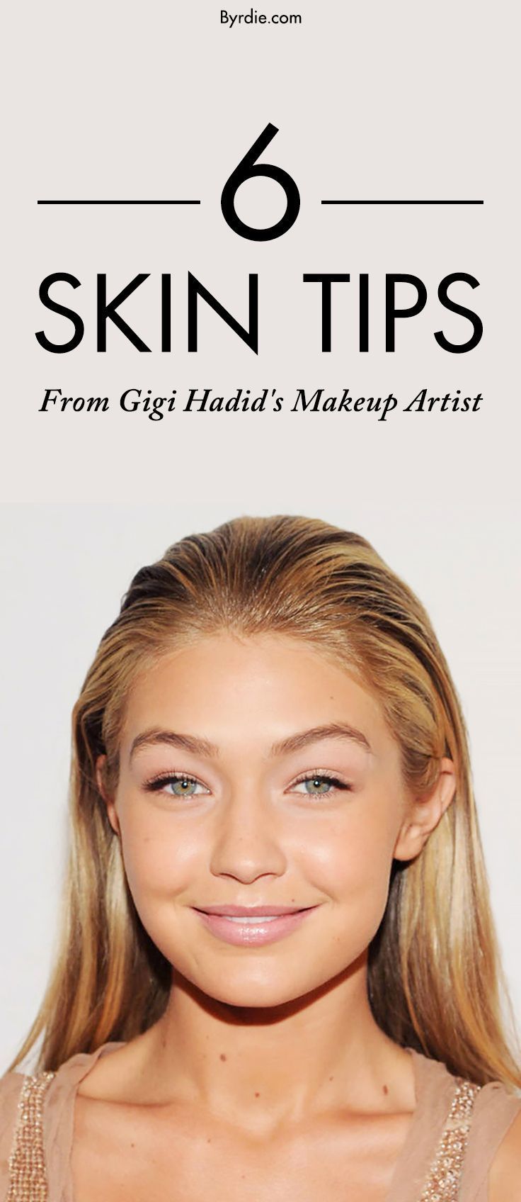 Gigi Hadid's Makeup Artist Shares His Tips for a Flawless Complexion -   24 gigi hadid nails
 ideas