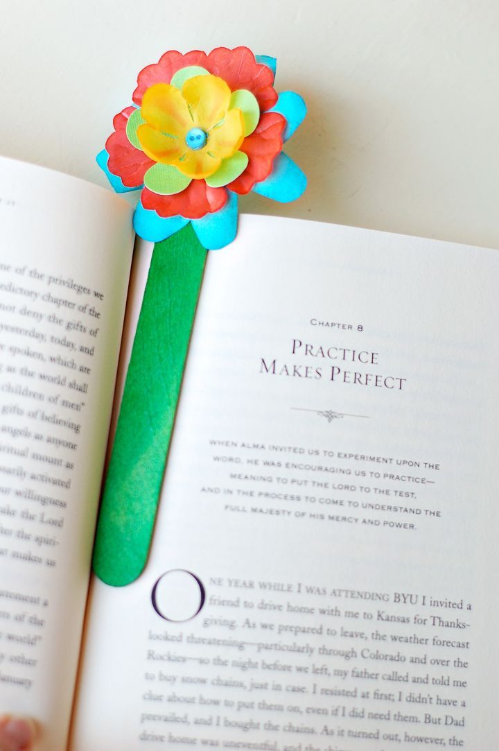 24 popsicle stick bookmarks
 ideas