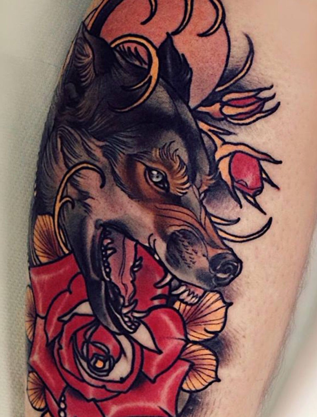 Wolf tattoo -   24 tattoo arm wolf
 ideas