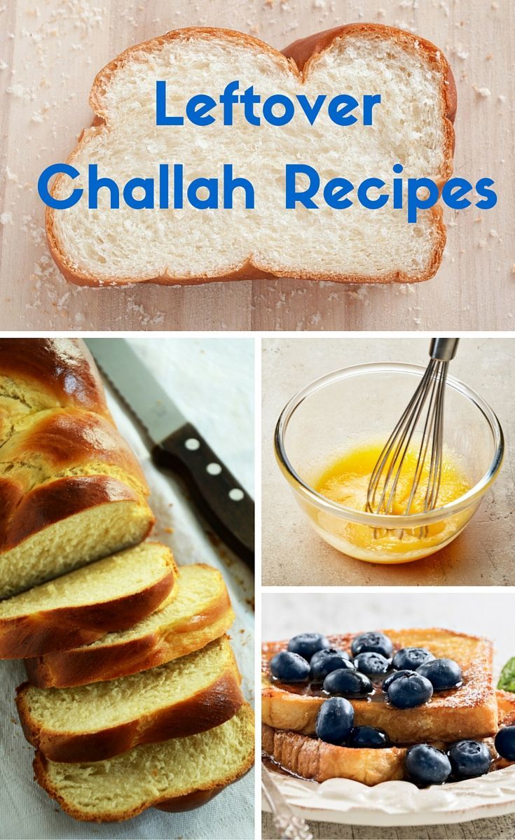 Put all that leftover challah to delicious good use! Try these recipes that go beyond just bread pudding and french toast. -   25 challah bread recipes
 ideas