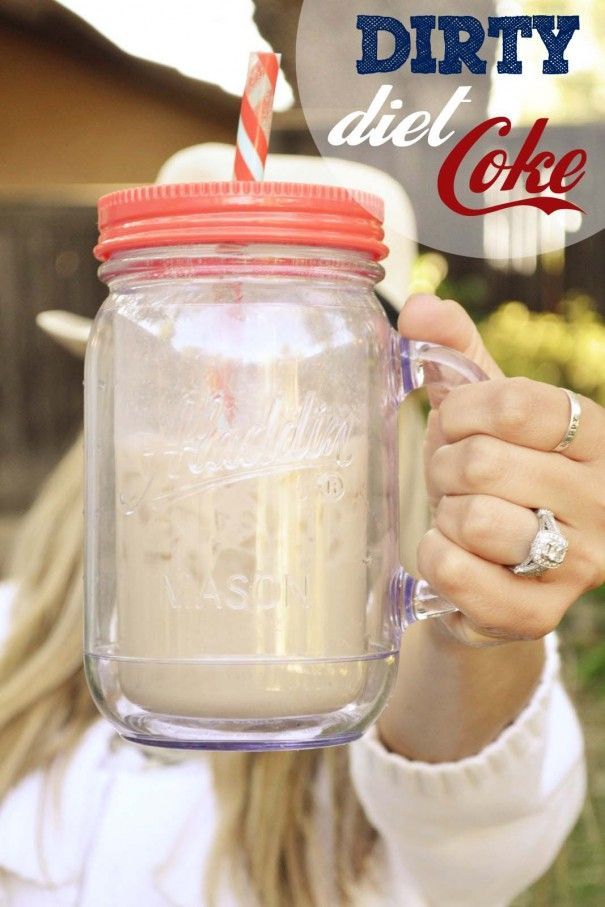 So yummy and so easy! Dirty diet coke recipe. this can work for dr. pepper and rootbeer too! -   25 diet coke how to make
 ideas