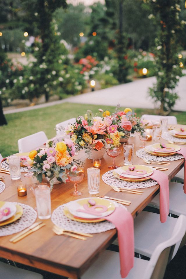 Utah Wedding Photographer | Palm Springs Colony 29 Wedding Details {Katie Brian} -   25 dinner party decor
 ideas