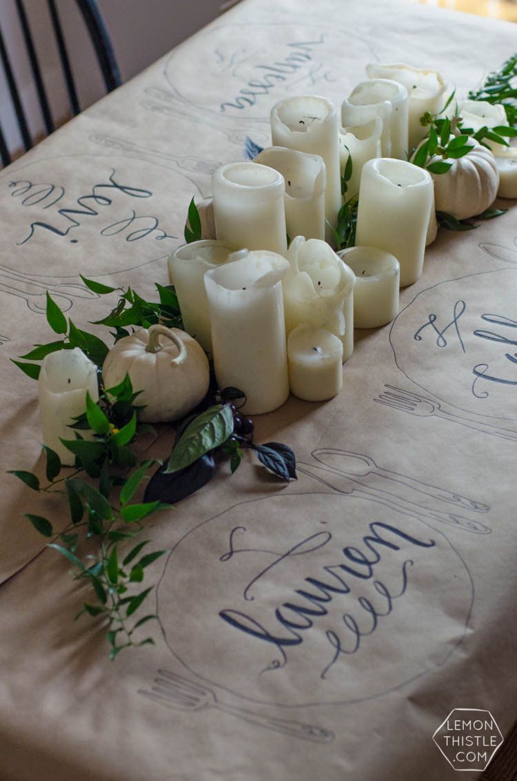 Friendsgiving 2015: Casual and Organic -   25 dinner party decor
 ideas
