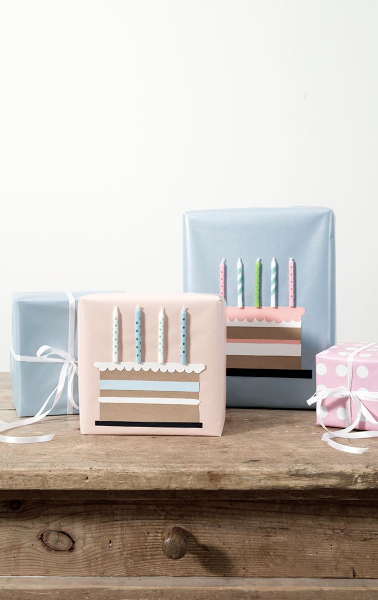 DIY – Gift wrapping idea for birthdays -   25 diy birthday wrapping ideas