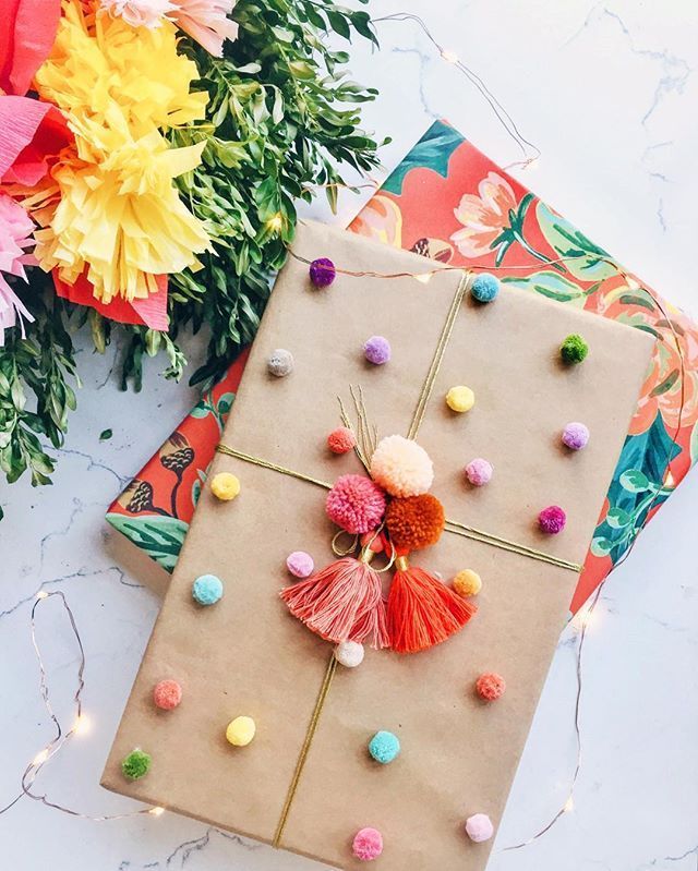 Super schicke und moderne Geschenkverpackung zum Selbermachen -   25 diy birthday wrapping ideas