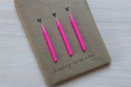 12 DIY Kraft Paper Gift Wrap Ideas -   25 diy birthday wrapping ideas