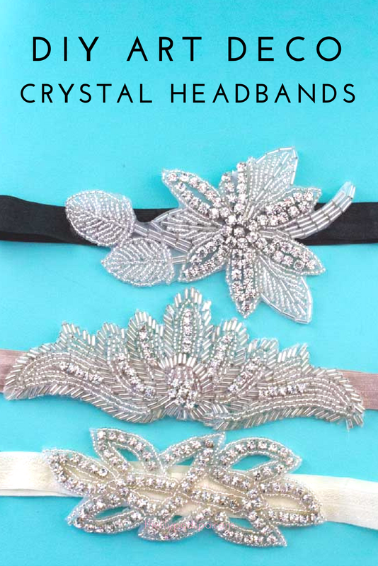 DIY Art Deco Crystal Headband -   25 diy dress party
 ideas