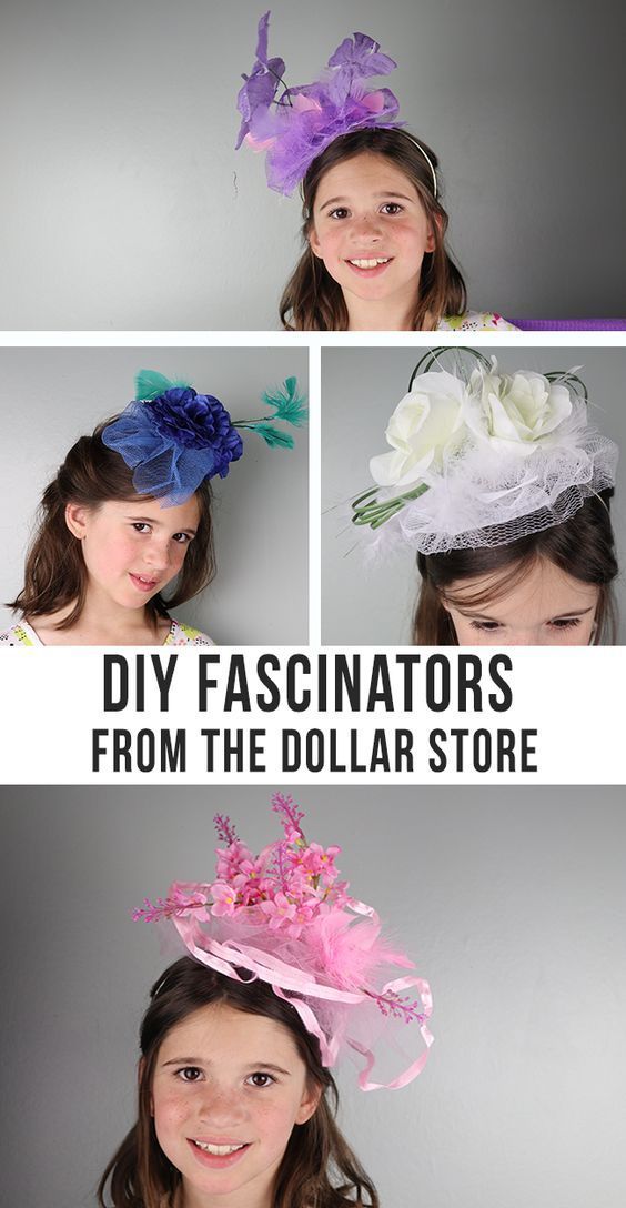 DIY Fascinators - Makes these fun hats using dollar store supplies -   25 diy dress party
 ideas
