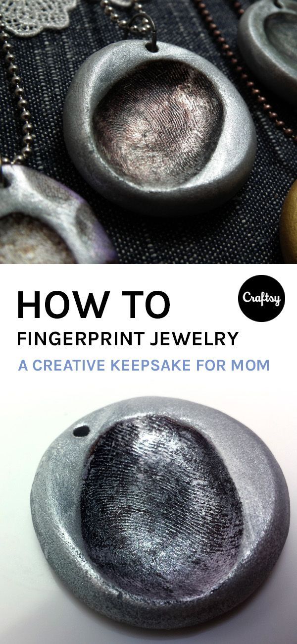 How to Make Fingerprint Jewelry: FREE Tutorial -   25 diy necklace for mom
 ideas