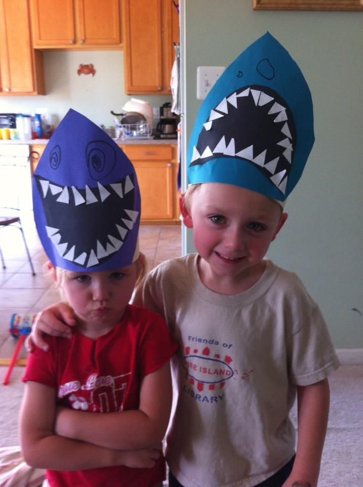 Four Little Monsters: Shark Week Shark Party Ideas: Shark Crafts, Learning & Shark Snacks -   25 ocean crafts shark
 ideas