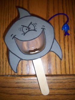 Fish Eating Shark Toy -   25 ocean crafts shark
 ideas