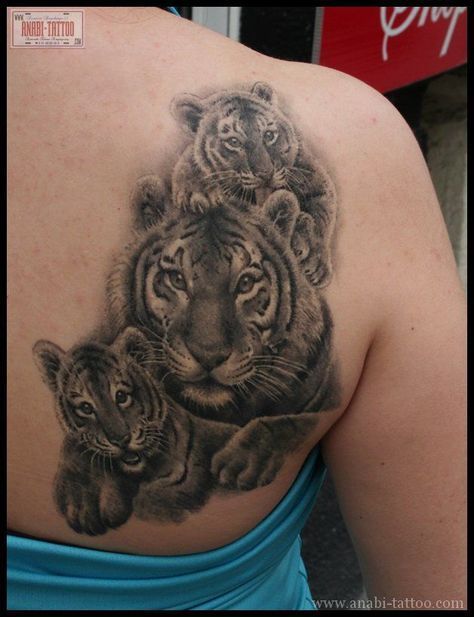 tiger cub tattoo - Google Search -   15 tattoo family tiere
 ideas
