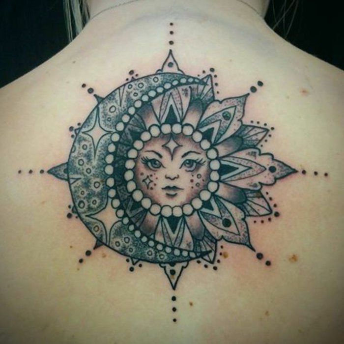? 1001 + versions fantastiques du tatouage lune et soleil -   15 tattoo family tiere
 ideas
