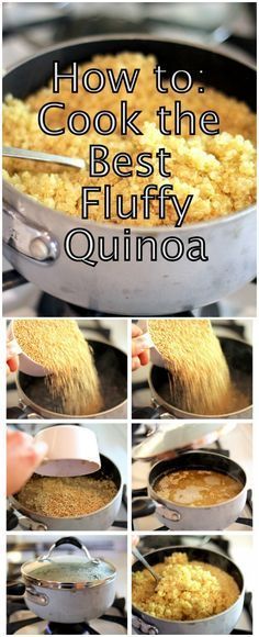 How to: Cook the Best Fluffy Quinoa {plus recipes -   19 best quinoa recipes
 ideas