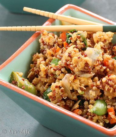 Asian Fried Quinoa... Best quinoa recipe I've ever had!! -   19 best quinoa recipes
 ideas