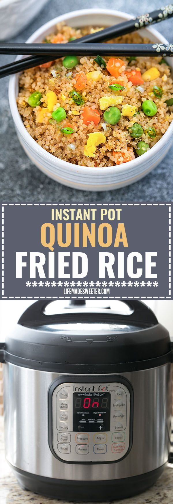 Instant Pot Quinoa Fried Rice makes a simple and healthy alternative to traditional fried rice. Full of protein and vegetables and just perfect for busy weeknights. Best of all, instructions included to make it in your Instant Pot pressure cooker or on the stove! -   19 best quinoa recipes
 ideas