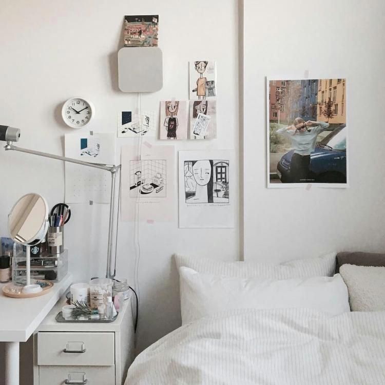 30+ Awesome Minimalist Dorm Room Decor Inspirations on A Budget #Bedroomdecoratingideas -   20 minimalist decor dorm
 ideas