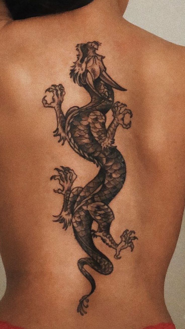 dragon tattoo -   20 tattoo arm back
 ideas