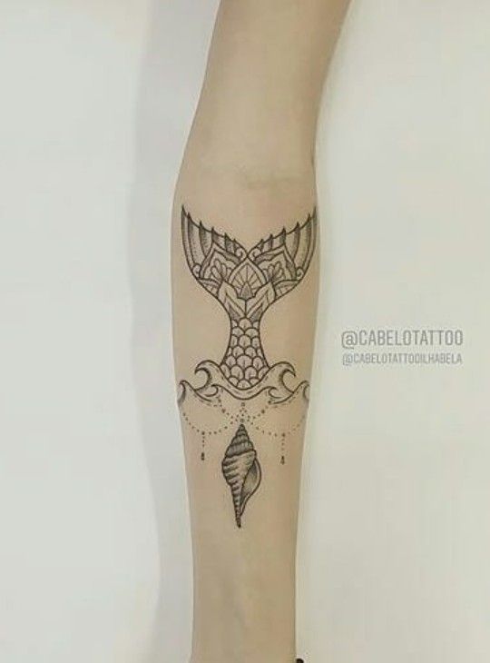 Mermaid tattoo -   20 tattoo arm back
 ideas