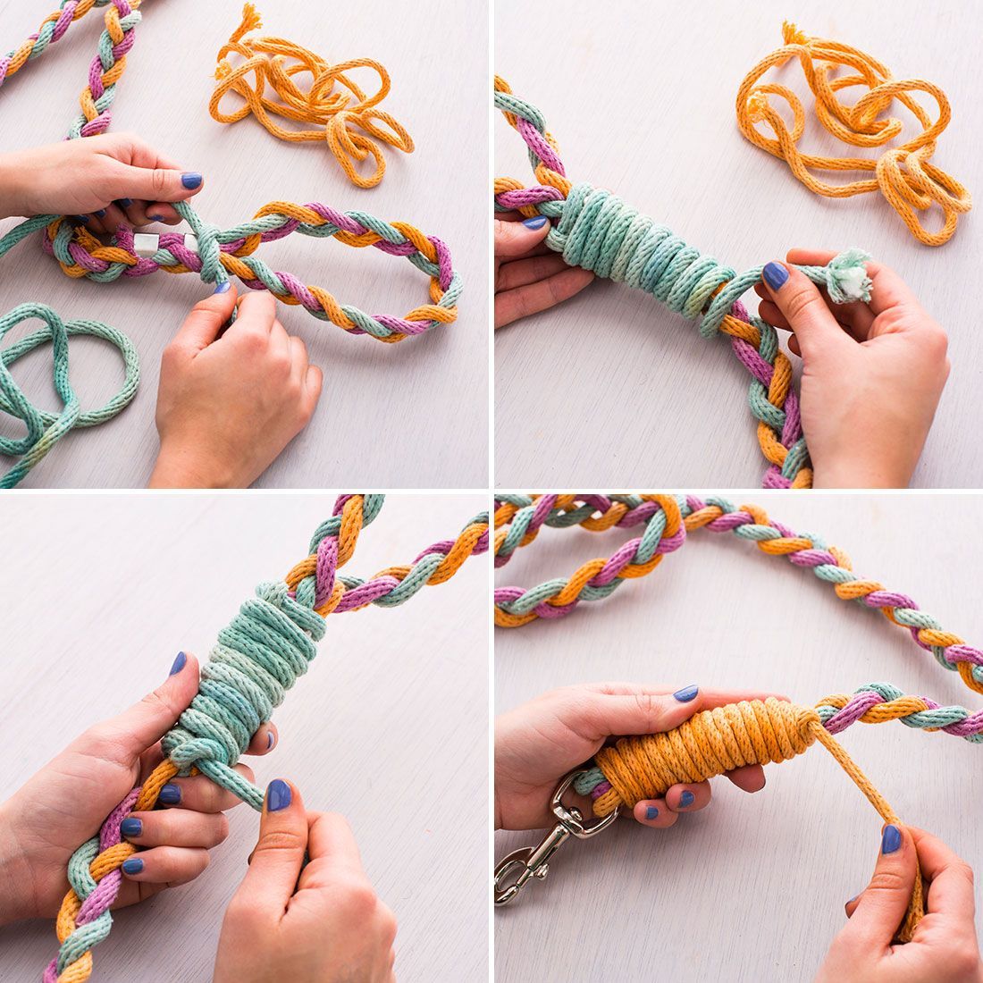 Skip the pet store and make your own dog leash. -   21 diy dog leash
 ideas