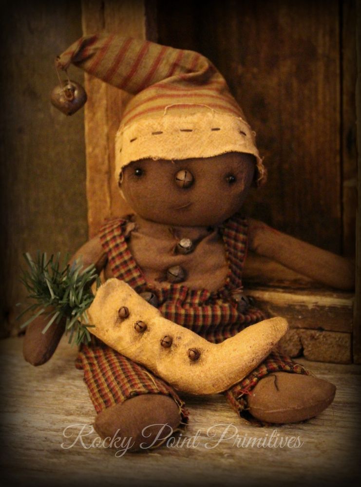 Details about Primitive Gingerbread Doll ~ Winter ~ Christmas ~ -   21 primitive autumn crafts
 ideas