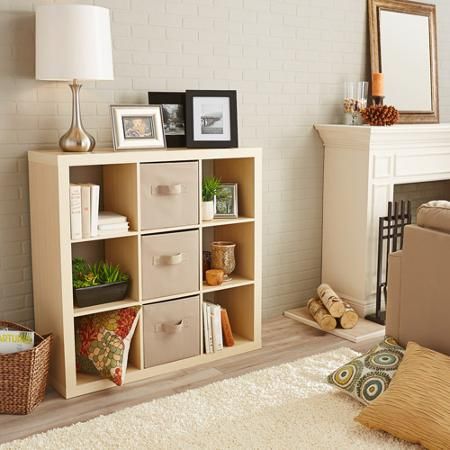 Better Homes and Gardens 9-Cube Storage, Multiple Colors - Walmart.com -   22 cube decor
 ideas