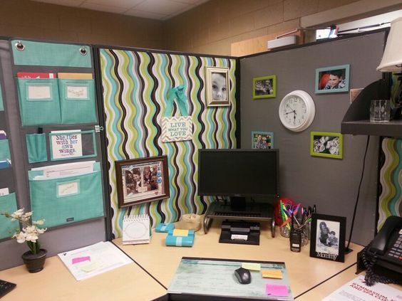 23+ Ingenious Cubicle Decor Ideas to Transform Your Workspace -   22 cube decor
 ideas