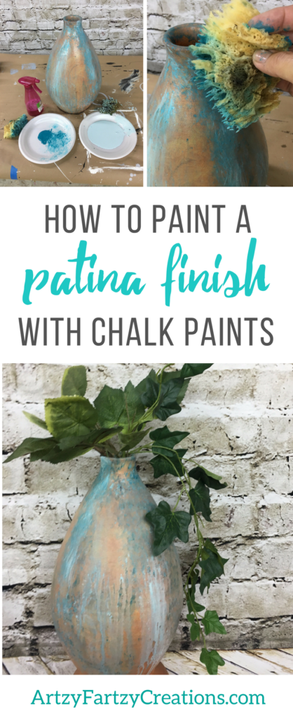 How to paint an authentic patina finish with chalk paints | Painting Tips by Cheryl Phan | Painted Home Decor Ideas + Patina DIY | Aged Metal -   22 diy decoracion paint
 ideas