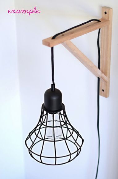 Lighting socket set -   22 diy lamp hanging
 ideas