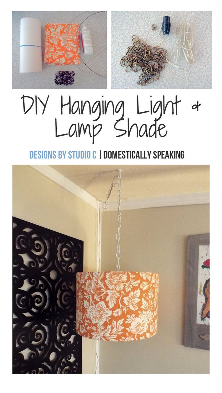 22 diy lamp hanging
 ideas