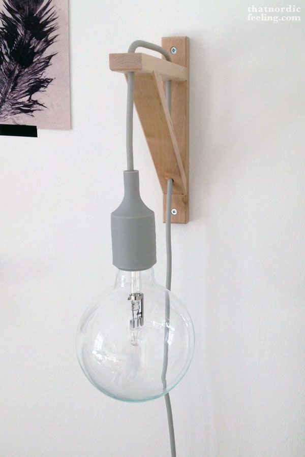 Small Space Living: 25 DIY Projects for Your Living Room -   22 diy lamp hanging
 ideas