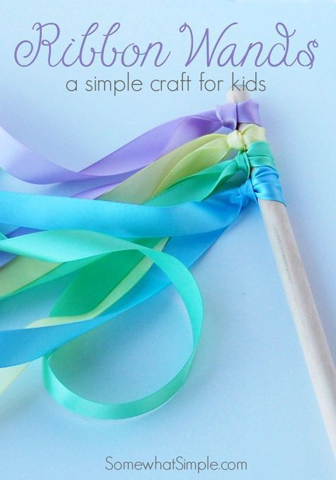 How To Make Ribbon Wands In 5 Minutes -   22 easy diy simple
 ideas