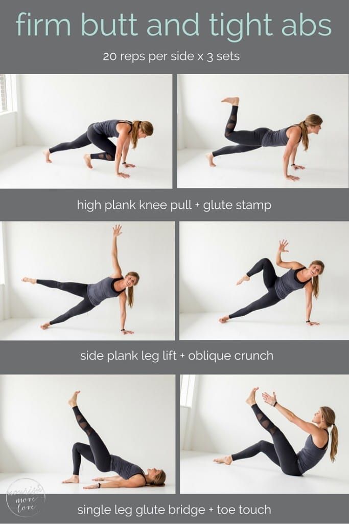 Tighten Up: Ab and Butt Workout -   22 fitness body abs
 ideas