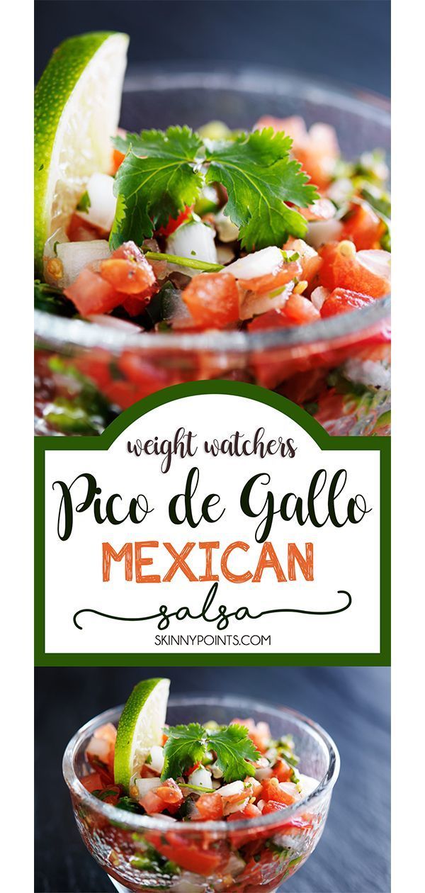1 SmartPoint Pico de Gallo Mexican Salsa -   22 healthy recipes mexican
 ideas