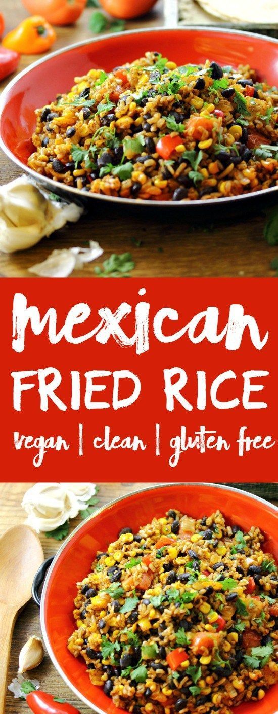 Mexican Fried Brown Rice -   22 healthy recipes mexican
 ideas