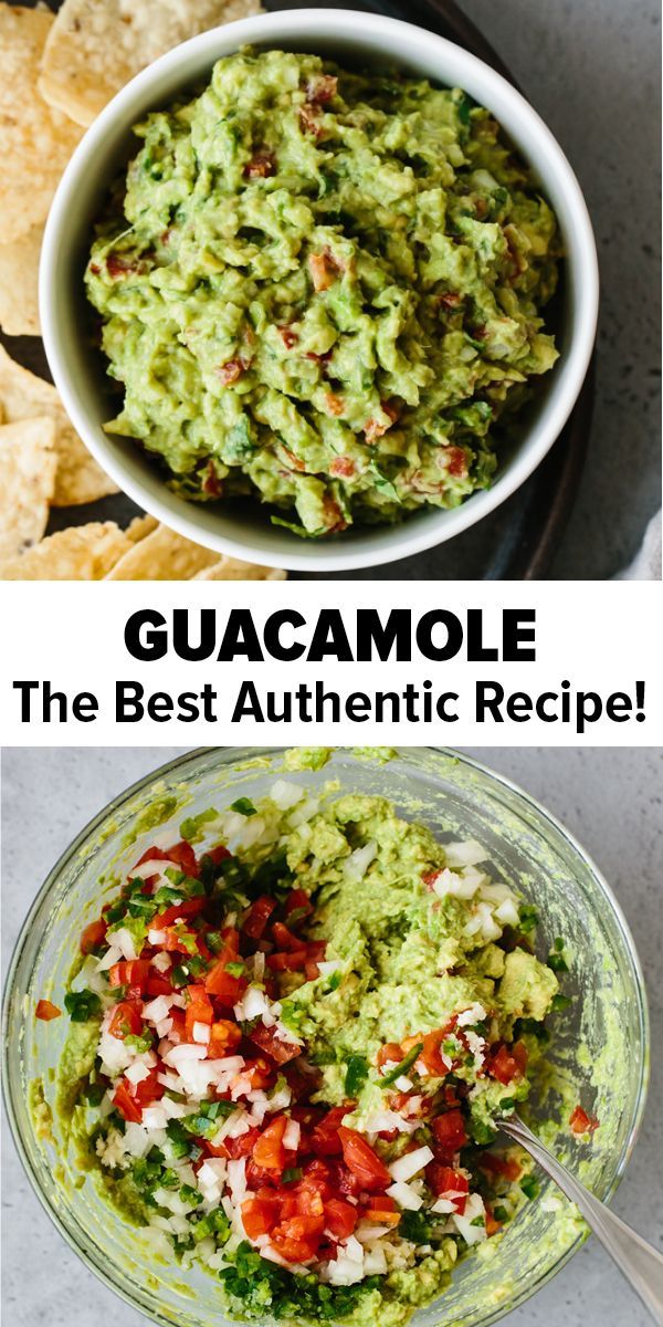 Guacamole - The Best Authentic Recipe! -   22 healthy recipes mexican
 ideas