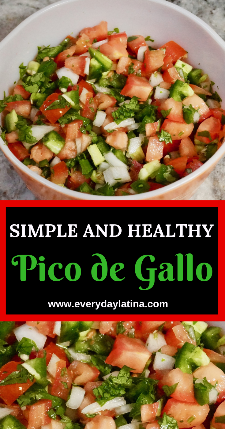 Simple and Healthy Pico de Gallo -   22 healthy recipes mexican
 ideas