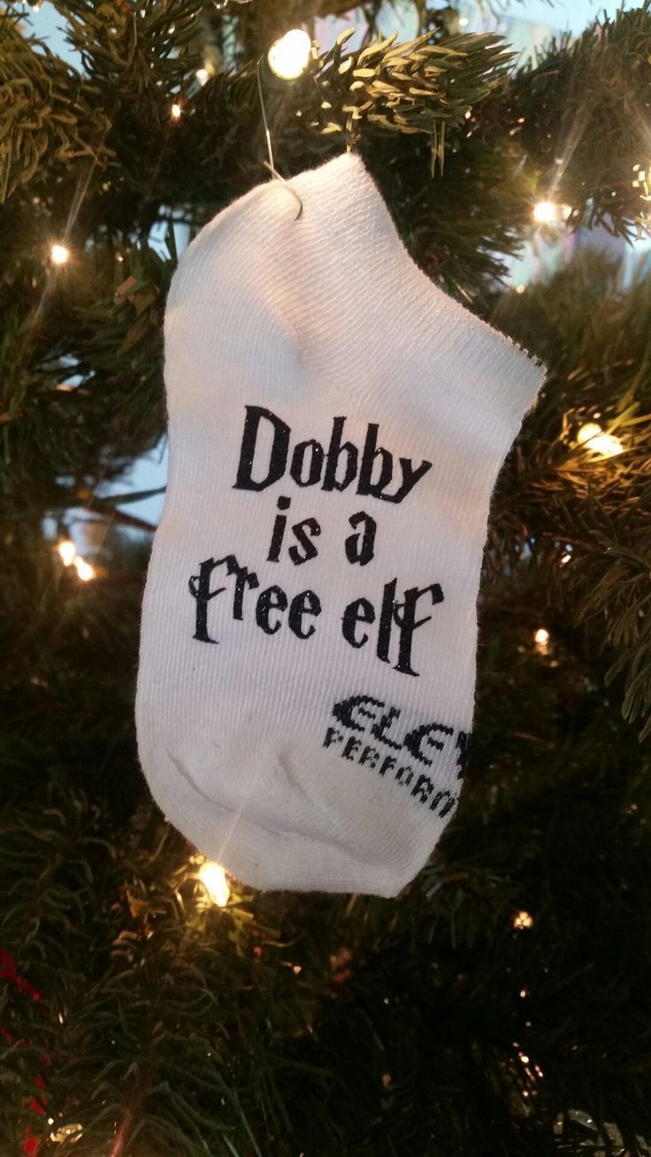 Dobby is a free elf Harry Potter ornament -   23 diy ornaments harry potter
 ideas