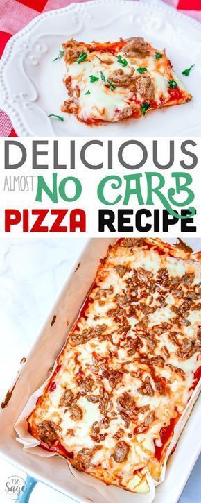 Delicious almost NO CARB pizza -   23 hamburger pizza recipes
 ideas