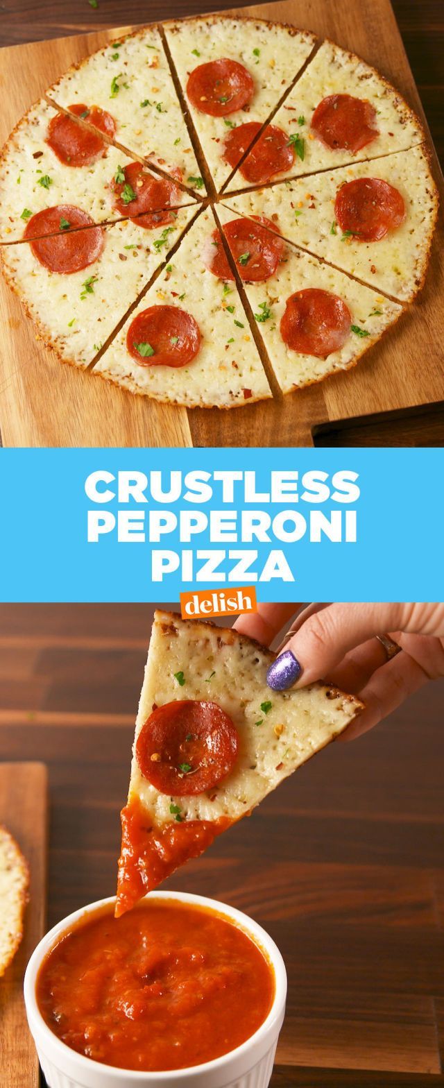 Crustless Pepperoni Pizza -   23 hamburger pizza recipes
 ideas